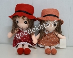Кукла в шляпе 45 см - goodekbtoys